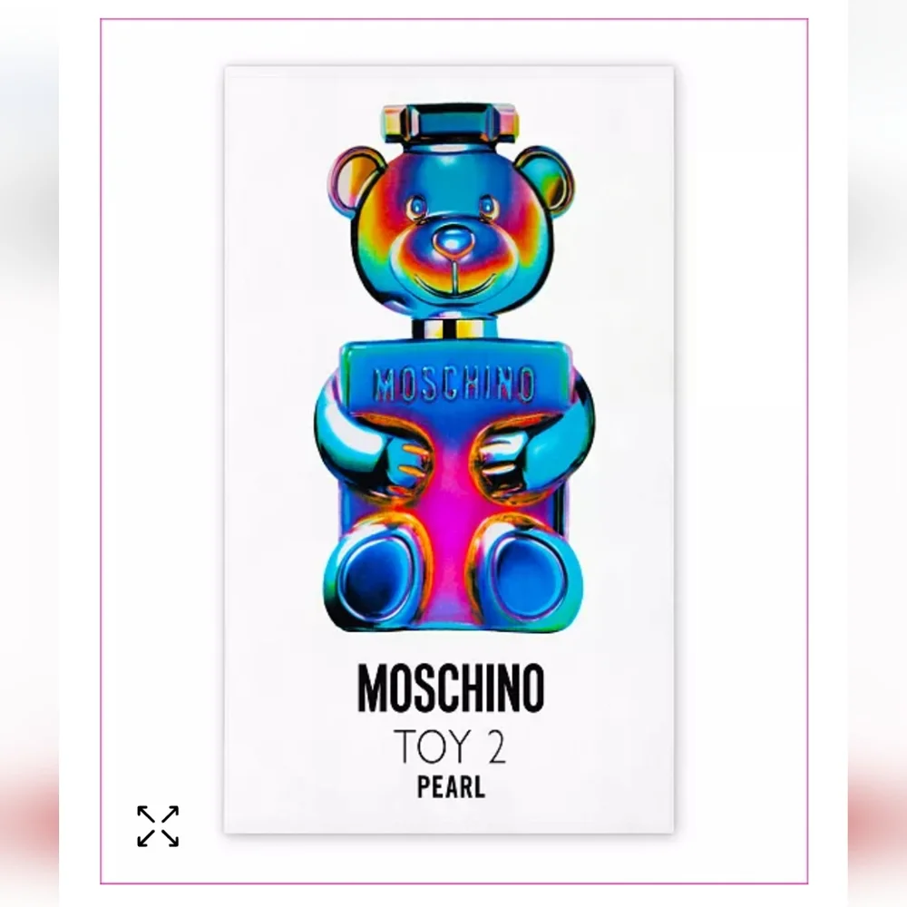 Love Moschino Toy Beach Rainbow Bear Designer Plush Luxury Towel